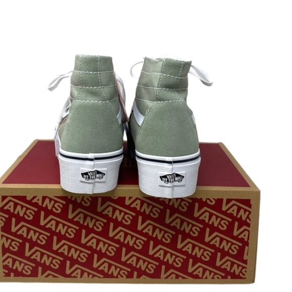 VANS Sk8-Hi Tapered Shoes Platform Women Floral Desert Suede Canvas VN0A7Q5PUDP - Picture 4 of 9